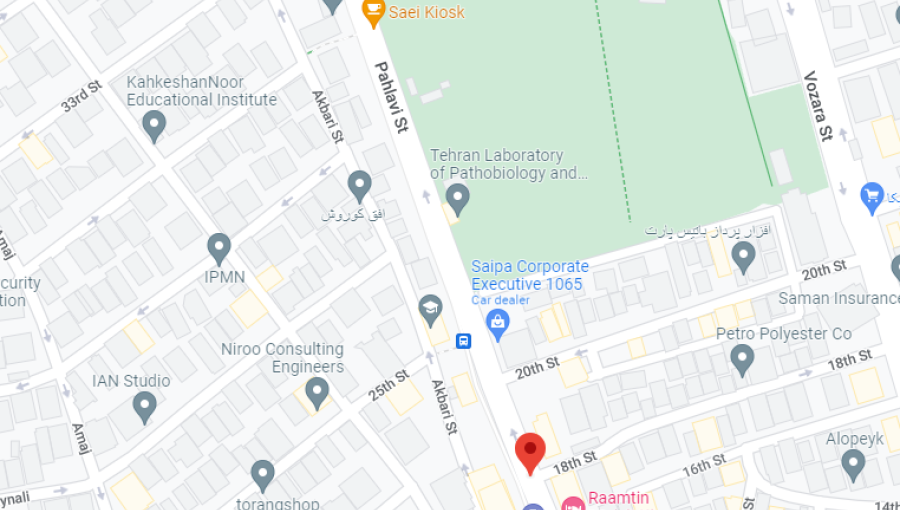 Tehran Office Map